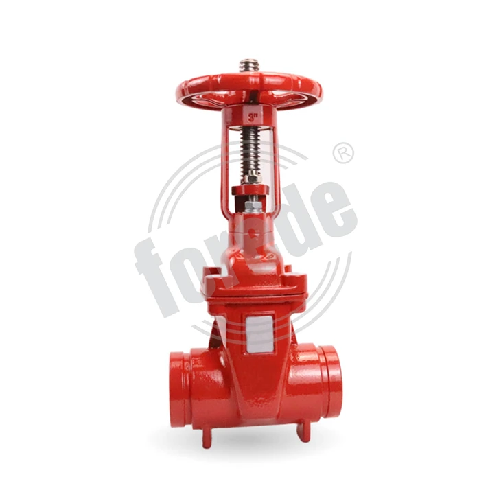 Groove Rising Stem Gate Valve